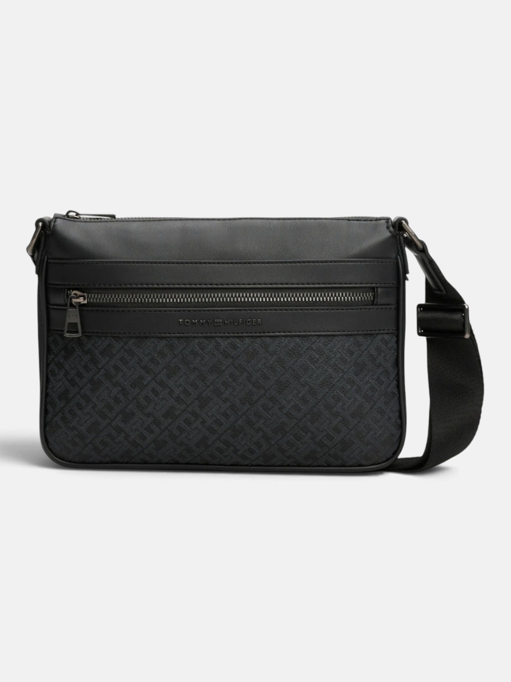 Чоловіча сумка-месенджер Tommy Hilfiger Monogram Black AM0AM13577