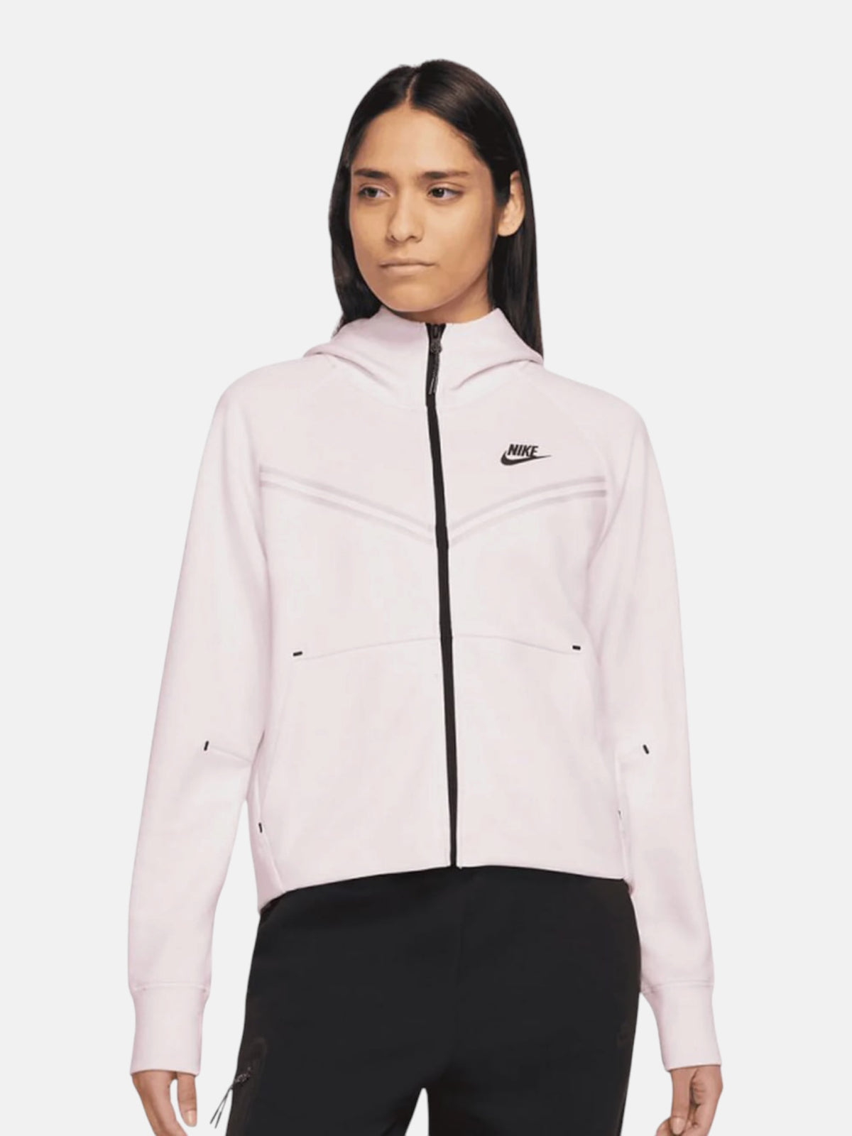 Жіноча толстовка Nike Sportswear Tech Fleece Windrunner Pearl Pink CW4298-664