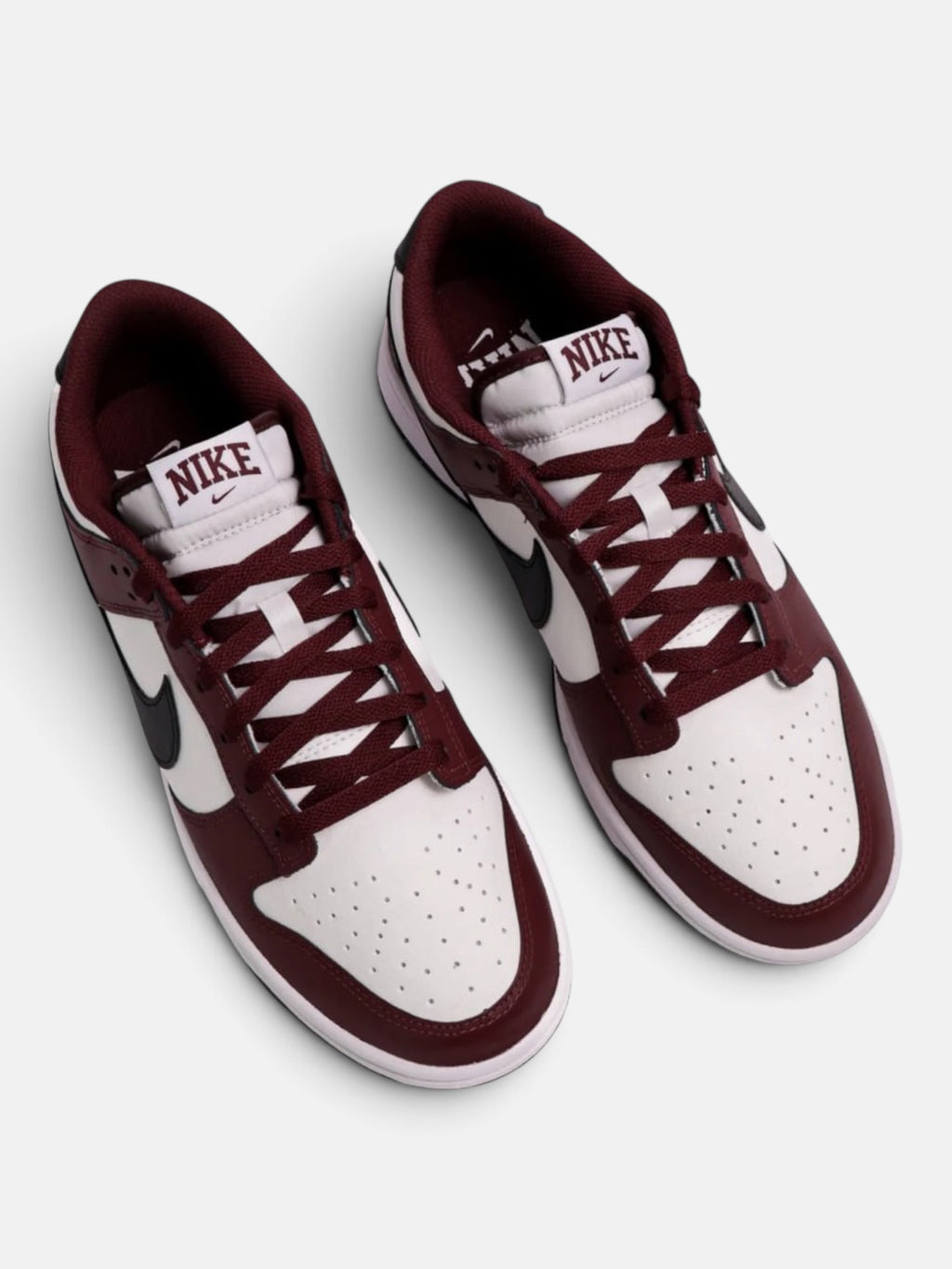 Чоловічі кросівки Nike Dunk Low White/Bordo FZ4616-600