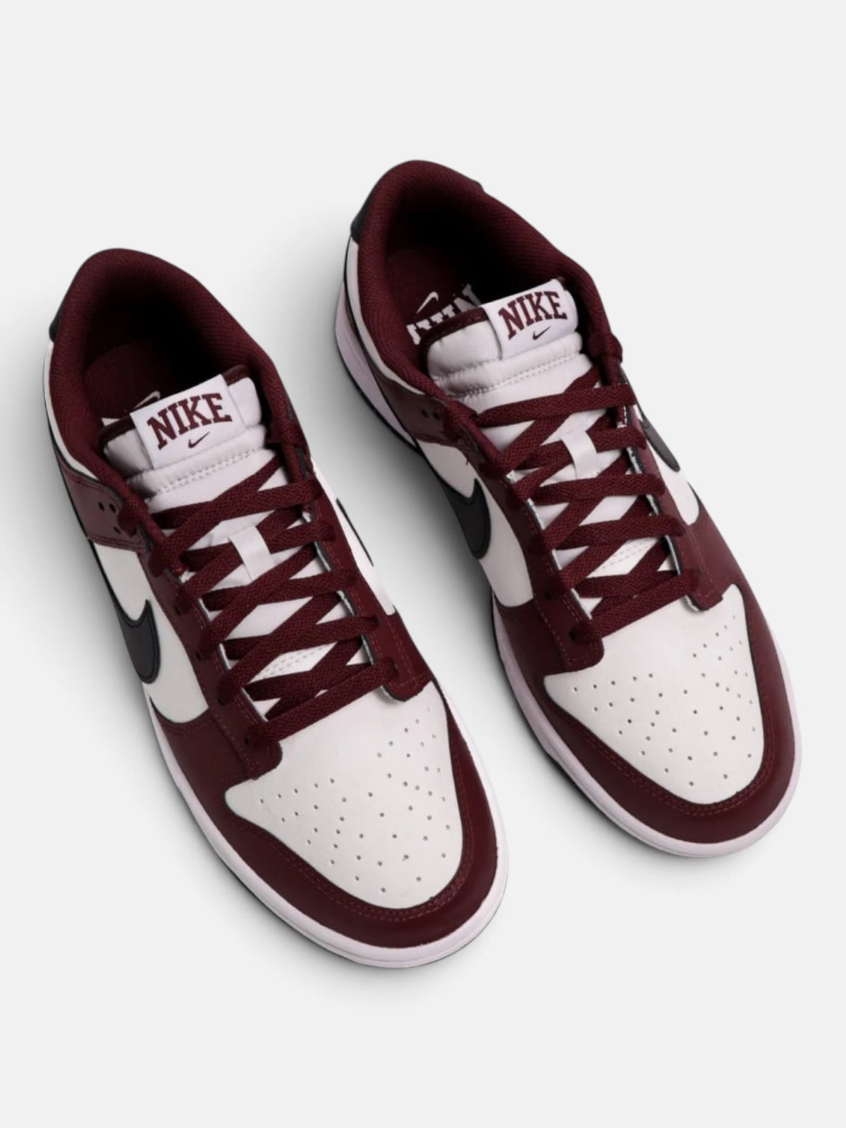 Чоловічі кросівки Nike Dunk Low White/Bordo FZ4616-600