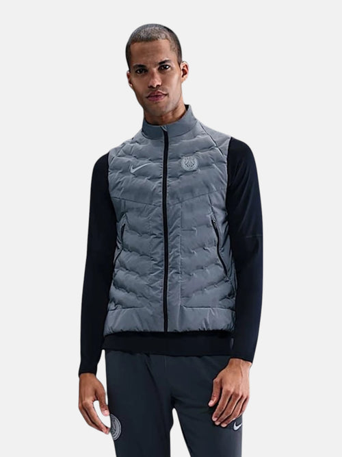 Чоловіча жилетка Nike PSG Running Division Grey HM4241-027