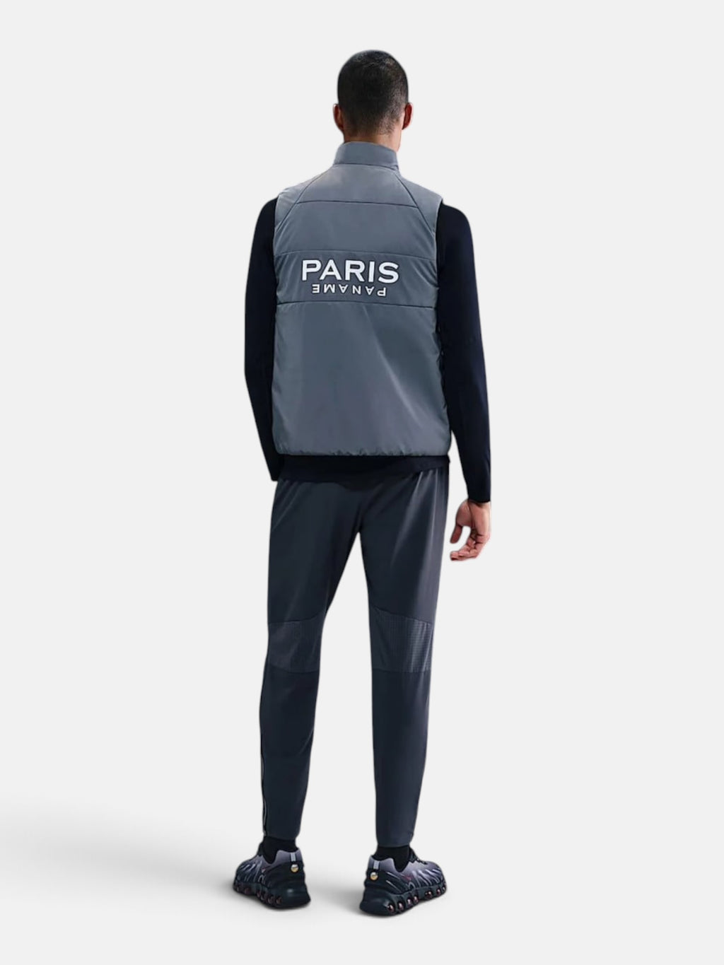 Чоловіча жилетка Nike PSG Running Division Grey HM4241-027