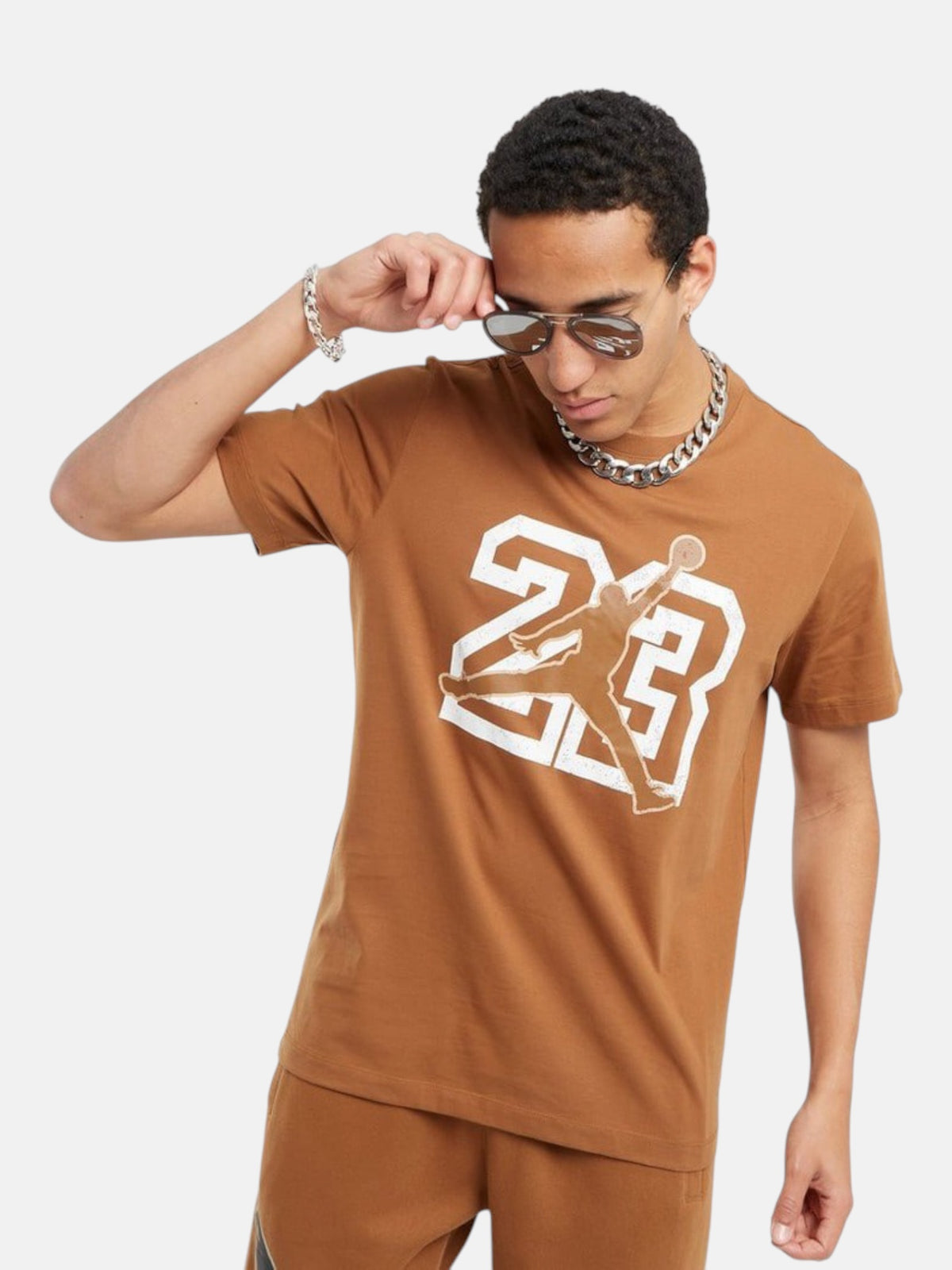 Чоловіча футболка Air Jordan 23 Brown FB7394-281