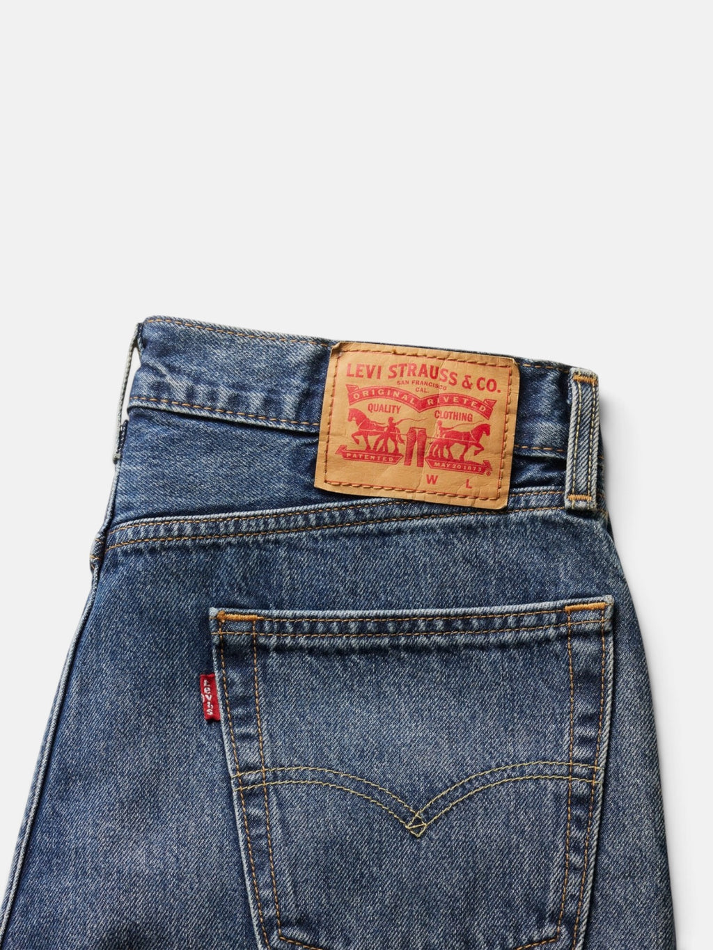 Чоловічі джинсові шорти Levi’s 501 Original Blue 000YB-0003