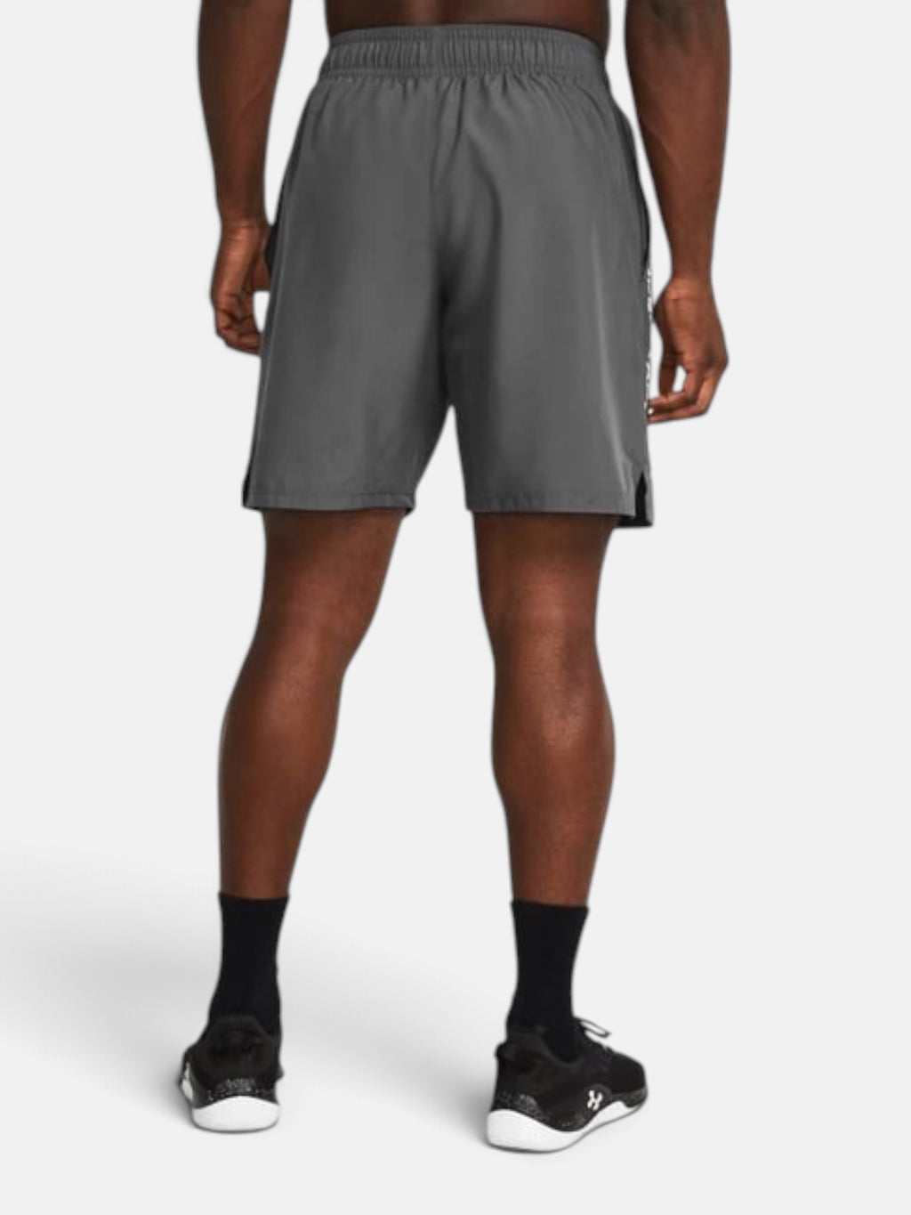 Чоловічі спортивні шорти Under Armour Woven Wordmark Grey 1383356-025