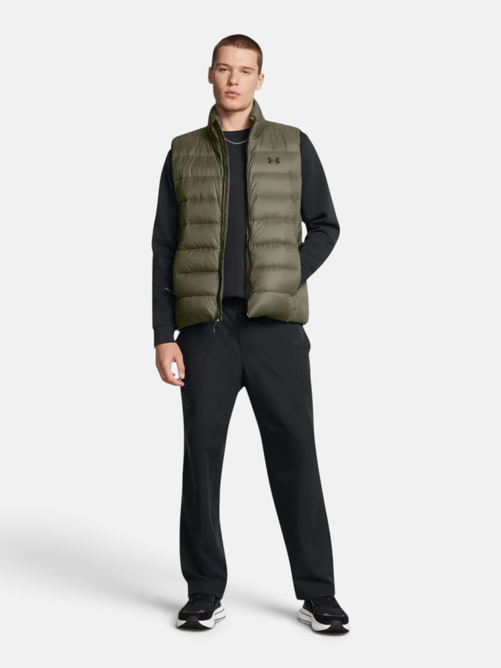 Чоловіча жилетка Under Armour Legend Down Olive 1385838-390