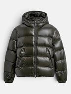 Чоловічий пуховик Zara Puffer Jacket Olive 3411-510-507