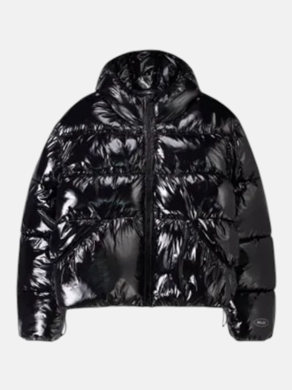 Чоловічий пуховик Bershka Puffer Jacket Black 6783/551/800