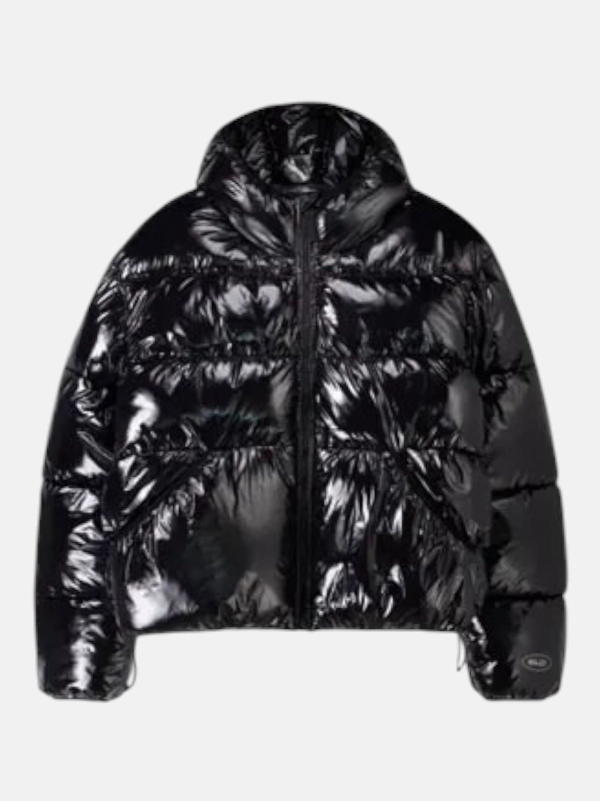 Чоловічий пуховик Bershka Puffer Jacket Black 6783/551/800