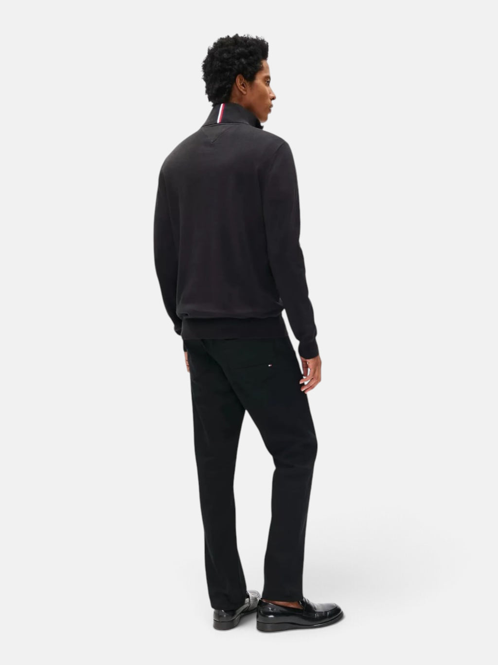 Чоловіча кофта Tommy Hilfiger Classic Quarter-Zip Sweater Black 78J9329-001-BDS