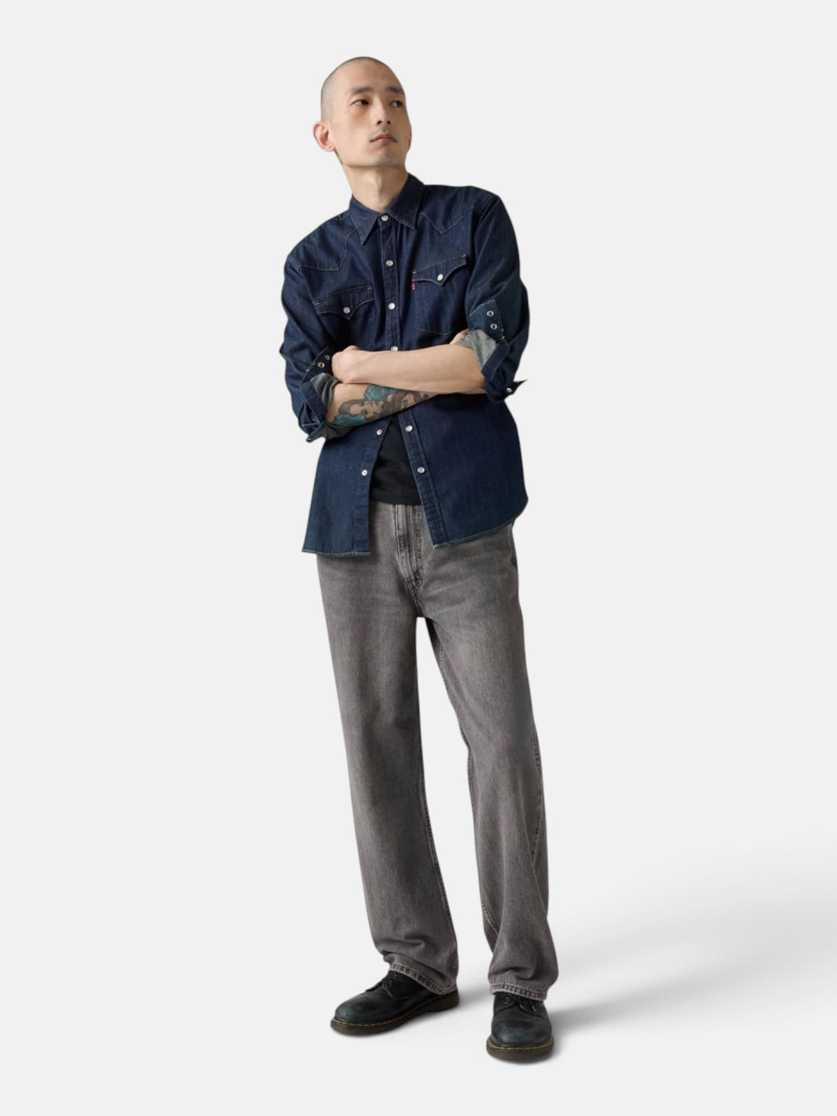 Джинси чоловічі Levi's 565 Loose Straight Grey A72210006