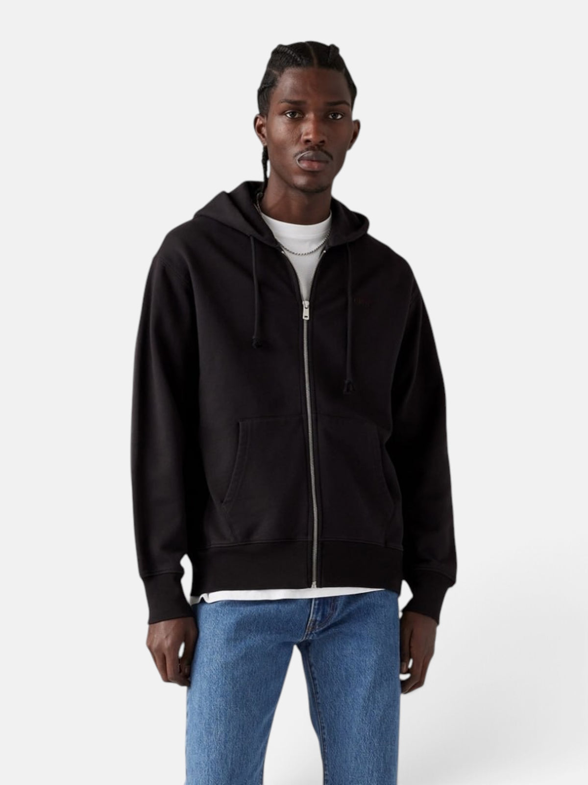 Худі чоловіче Levi's Zip-Up Hoodie Black A9265-0000