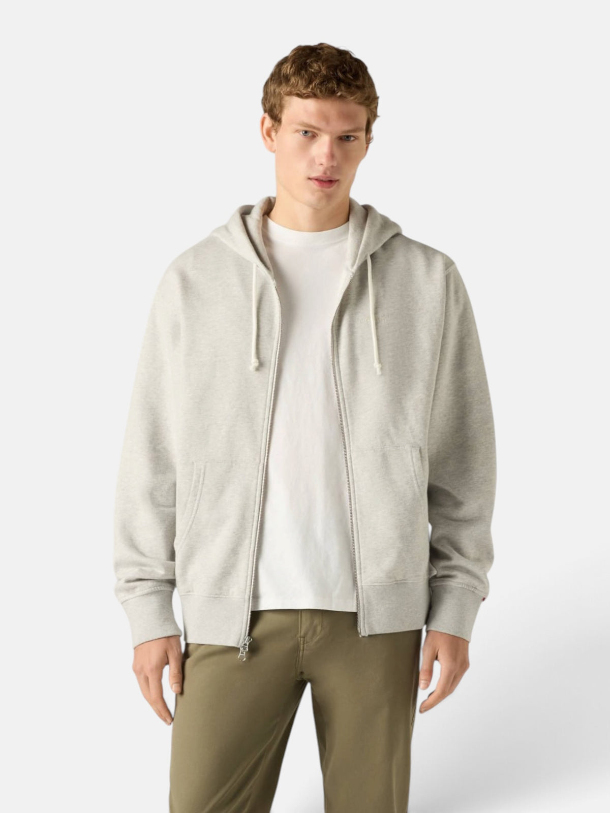 Худі чоловіче Levi's Zip-Up Hoodie Light Grey A92650001