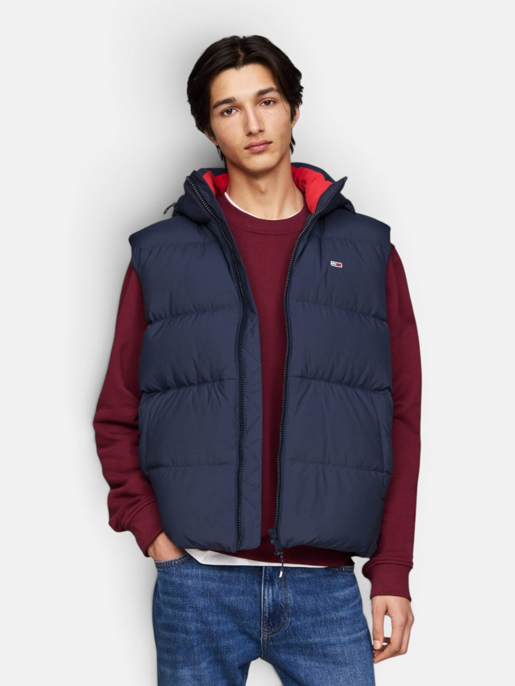 Жилетка чоловіча Tommy Jeans Essential Down Vest Navy DM0DM20465-C1G