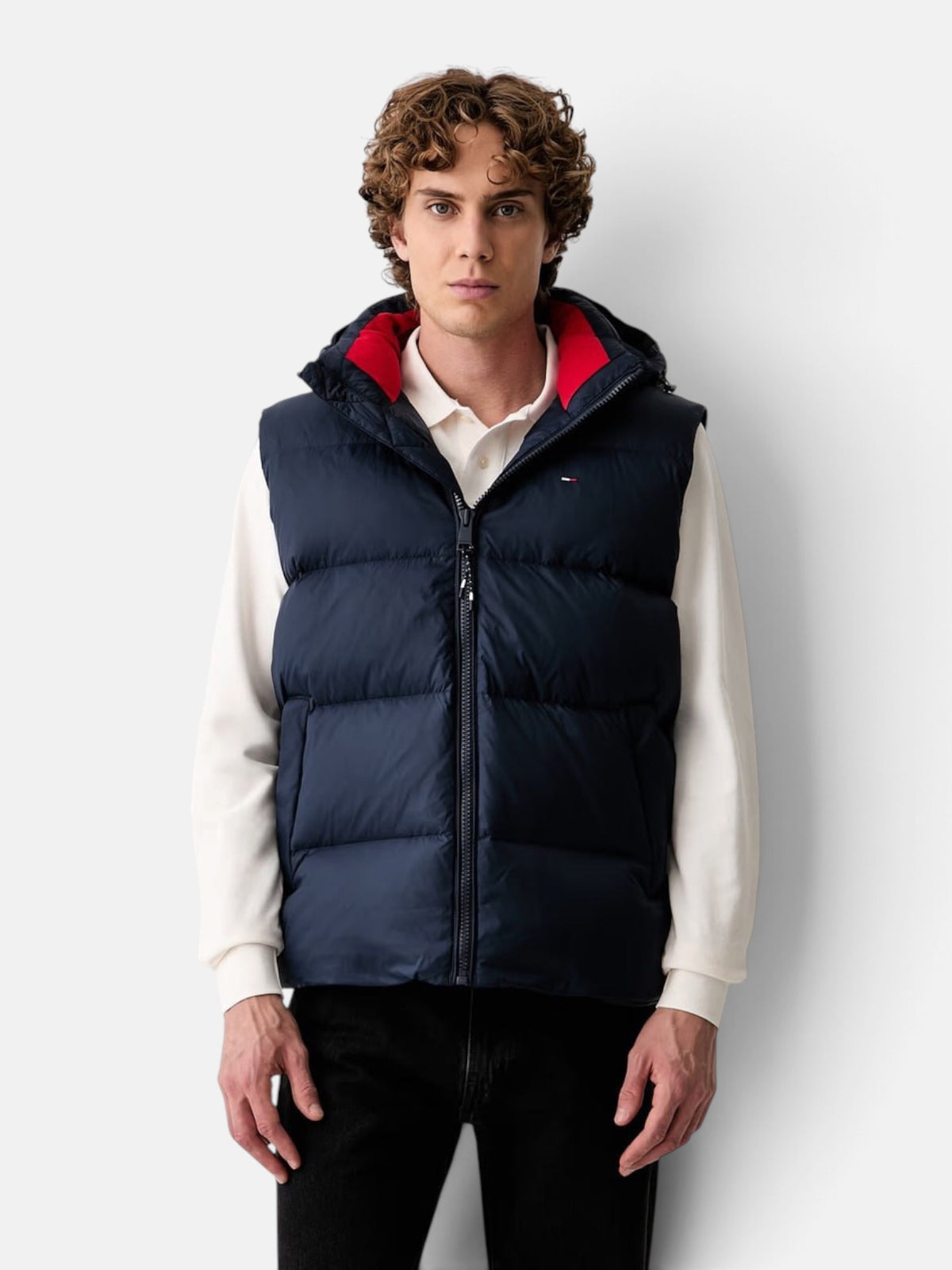 Жилетка чоловіча Tommy Jeans Essential Down Vest Navy DM0DM20465-C1G