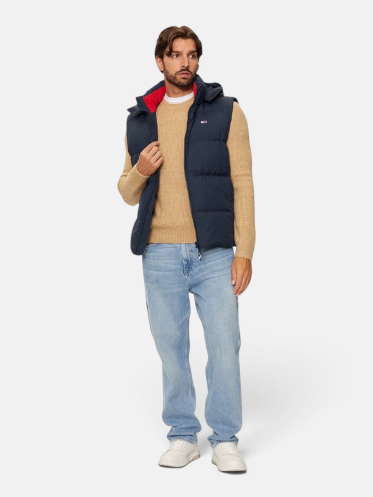 Жилетка чоловіча Tommy Jeans Essential Down Vest Navy DM0DM20465-C1G